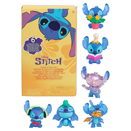 Disney Stitch That’s So Stitch Collector Figure Pack, 6 Exclusive 2-inch Collectible Figurines, Toy for Fans, Boys, Girls, Kids Ages 3 and Up by...