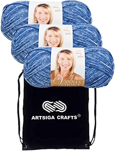 Image of Lion Brand Yarn Vanna'S Choice 860-300 Denim Mist