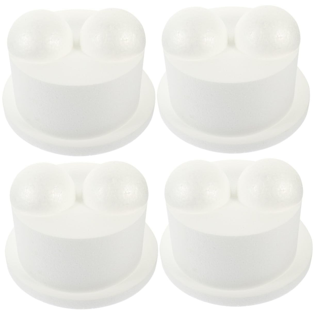 TEHAUX 4piezas Modelo De Pastel para Decoración Herramienta De Entrenamiento De Pasteles Falsos y Accesorios para Bodas y Cumpleaños