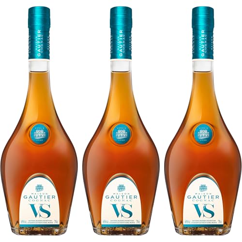 Maison Gautier Cognac VS Frankreich inkl. FeinWert E-Book (3 x 0.7 l)