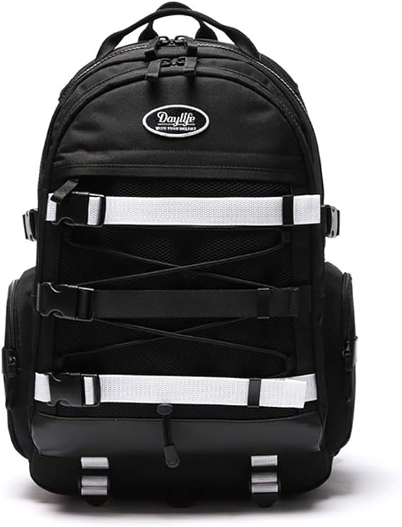 Amazon Co Jp Daylife デーライフ Signal Backpack シグナル バックパック 通学リュック 並行輸入品 Black White シューズ バッグ