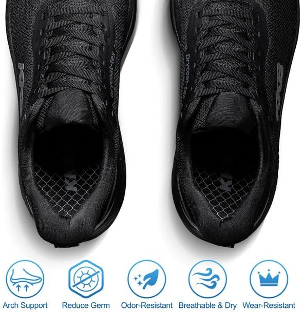 Men's Non Slip Work Shoes Waterproof Slip-On Sneakers for Kitchen Restaurant Chefs Nurses with Arch Fit Support Orthopedic - Image 5