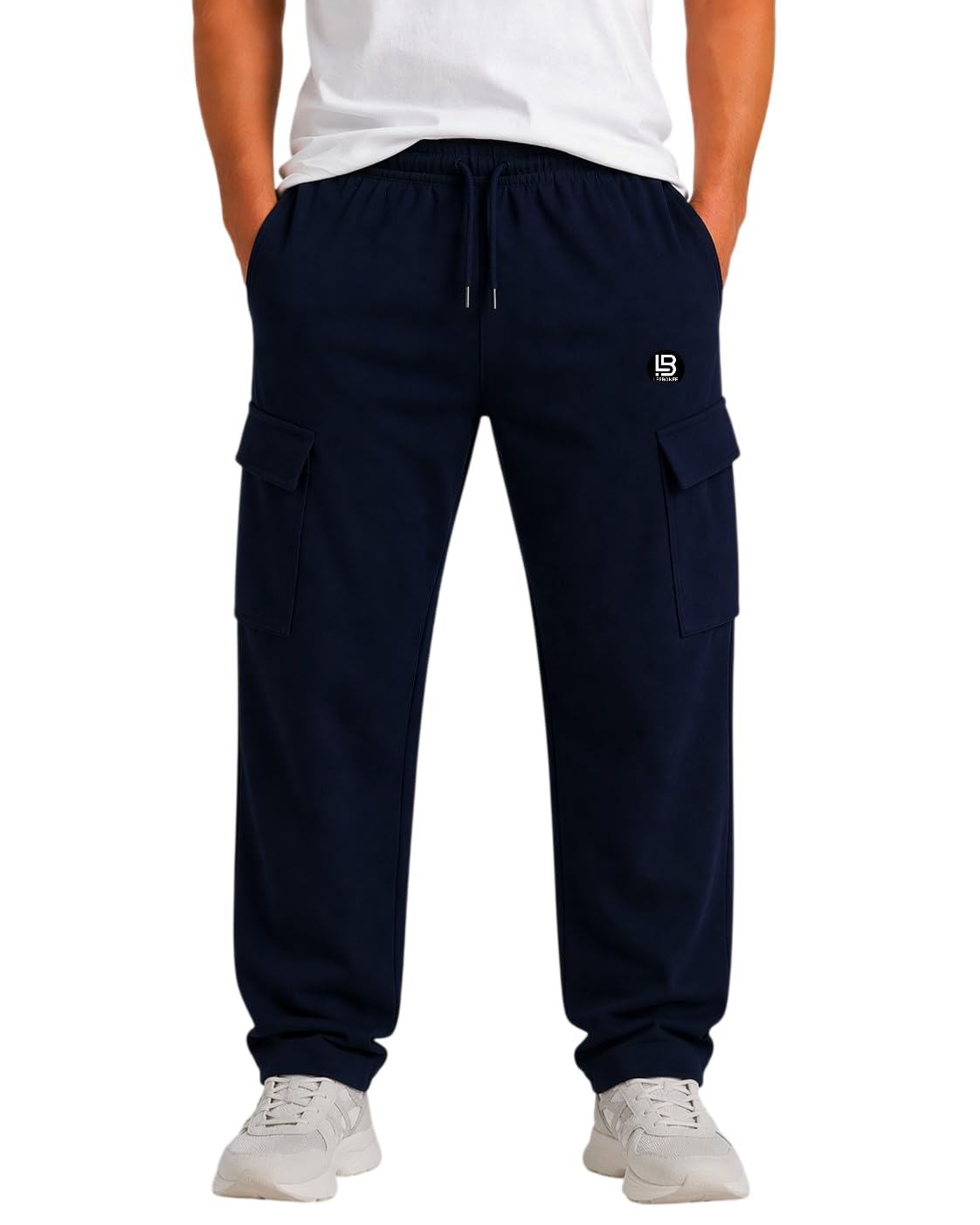Mens Cotton Cargo Track Pant-image-5