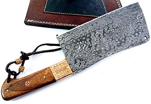 Chef Knife Kitchen Knife Handmade Damascus Steel Blade 2156 - Image 4