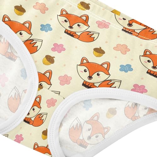 Cute Cartoon Foxes Toddler Girls's Underwear 2T 202c17944