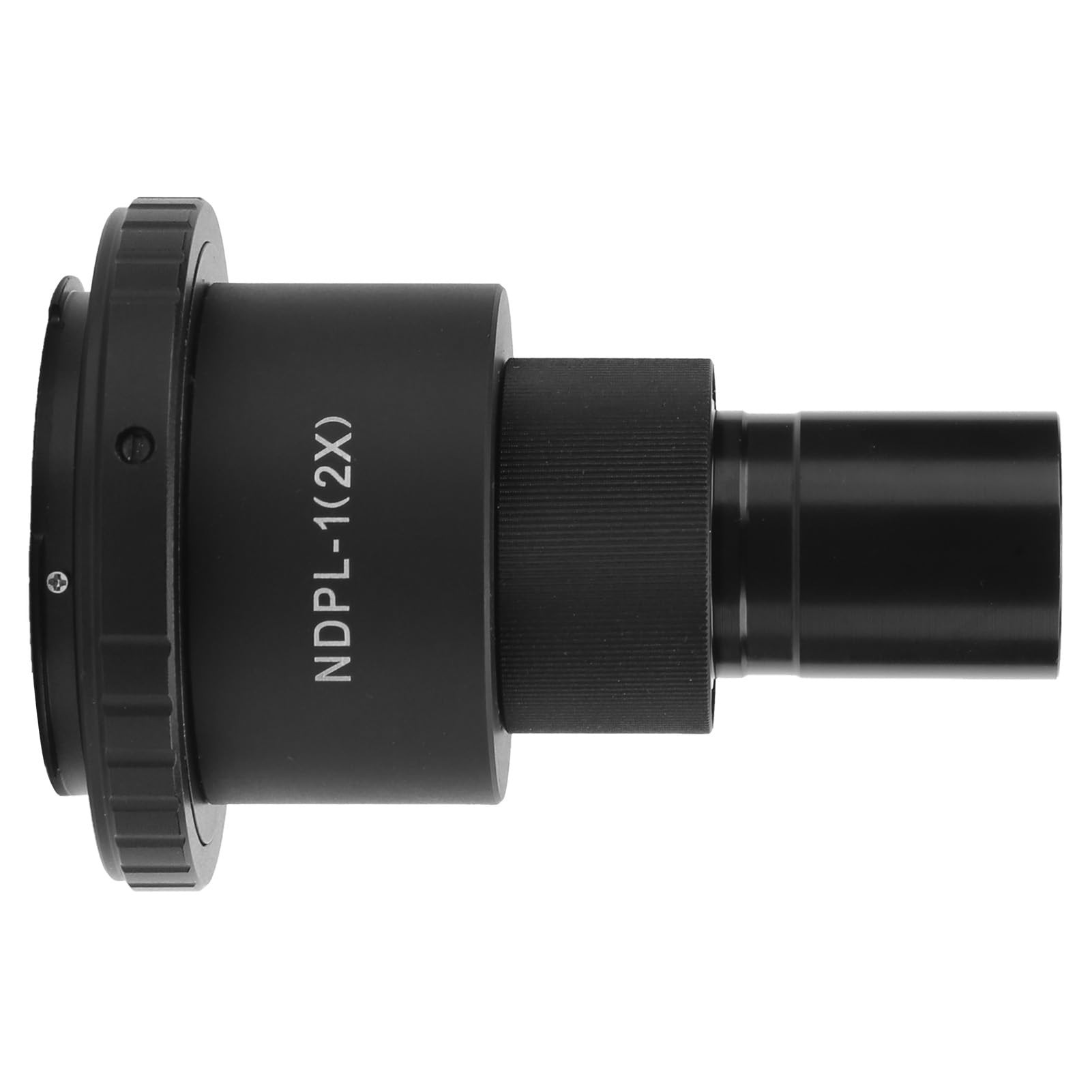 Aramox Adapter do Obiektywu Mikroskopu Stop Aluminium Mocowanie Aparatu Bezlusterkowego M42x0,75 Powiększenie 2X do Aparatu Bezlusterkowego Obserwacja i Obrazowanie Mikroskopu