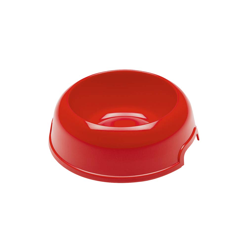 Ferplast Dog Bowls PARTY, Non-Slip Rubber Base, Food and Water Plastic Bowl Easy to Clean, 18,5 x h 6,1 cm. (0,5 L)
