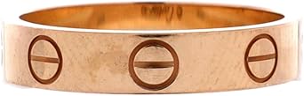 Pre-Loved Love Wedding Band Ring 18K Rose Gold, Rose Gold