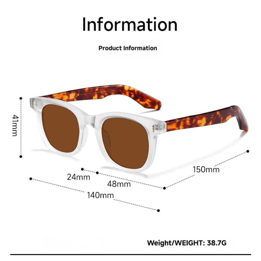 Elegante bequeme polarisierte Vintage-Sonnenbrille mit UV400-Schutz modische Gläser für Damen und Herren
