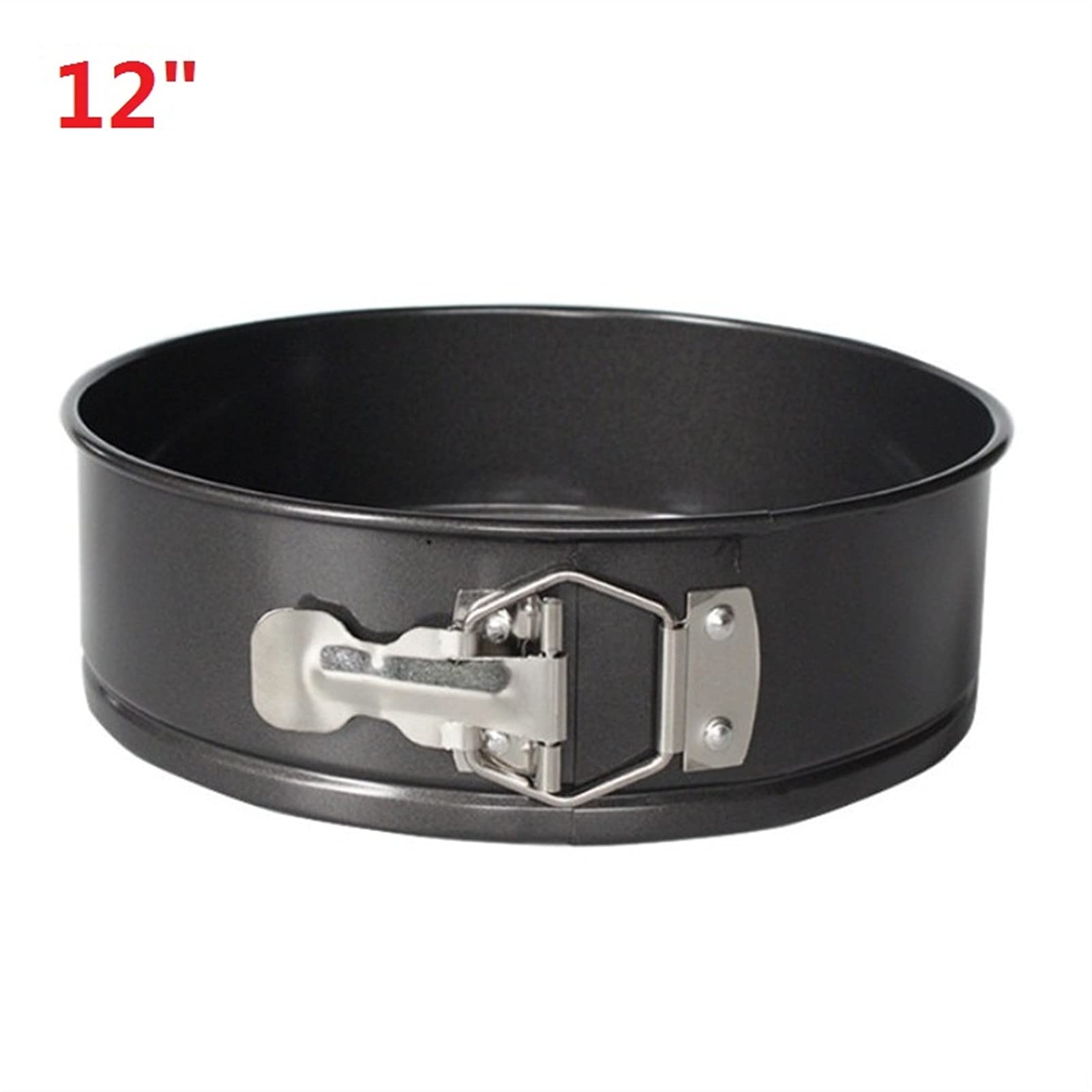 Sartén Antiadherente de Acero al Carbono, Molde para Calabaza, Molde Redondo para Pastel, Juego de moldes para Hornear Pasteles y Bandeja para Hornear，12 Inch