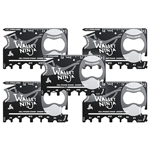 Best luggage shop nyc Wallet Ninja Multitool Card