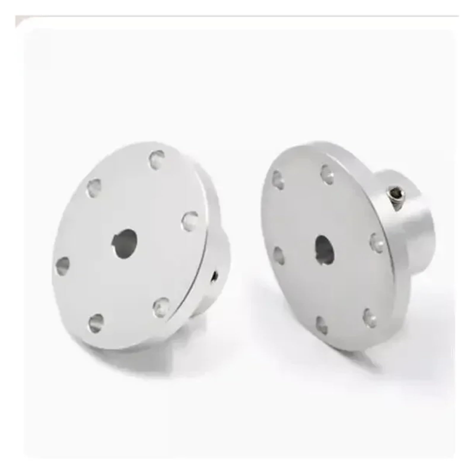 Acoplamientos de brida de rueda de aluminio for ejes de motor, chavetero de 5-18 mm, 1 unidad(6mm)