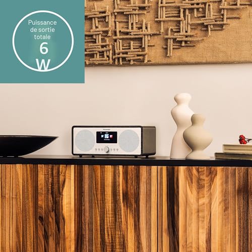 Radio Internet Panasonic RF-D40EG-K avec DAB+ Bluetooth et Wi-Fi noir - 3
