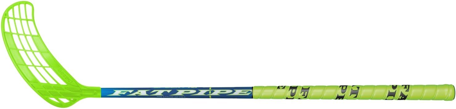 Fatpipe 2017 Spooky MX Straight Blade Floorball Stick, Blue/Lime, 95cm
