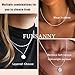 Funsanny 925 Sterling Silver Paperclip Chain Necklace for Women -1.6mm Simple Silver Choker Necklace Dainty Silver Necklace for Women Minimalist Waterproof Link Necklace Trendy Jewelry Gifts-24IN