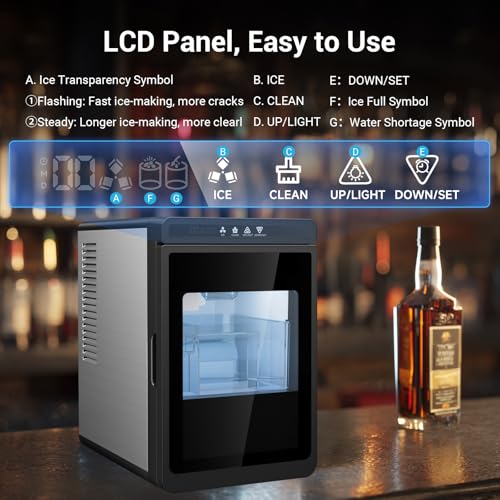 Máquina para hacer cubos de hielo transparentes miniatura 4