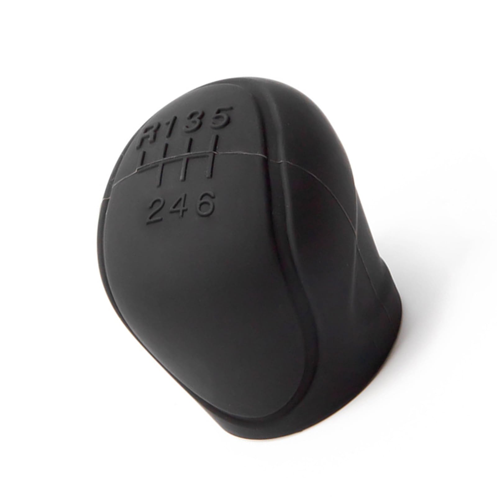 Jrteay Black Gear Stick Cover, Gear Knob Cover, Car Gears Shift Knob, Universal Elastic Silicone Cars Shift Knobs Covers For Manual Automatic Car Gears Shifts Knobs(Black)