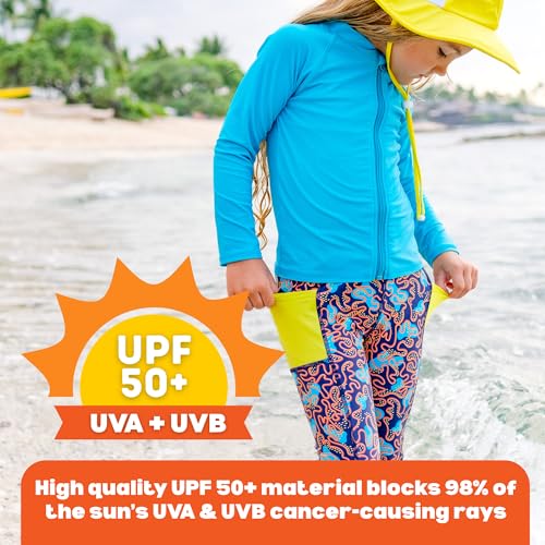 Image of SwimZip UPF 50+ Long Sleeve Rash Guard for Boys' and Girls' - Baby, Toddler, Kids