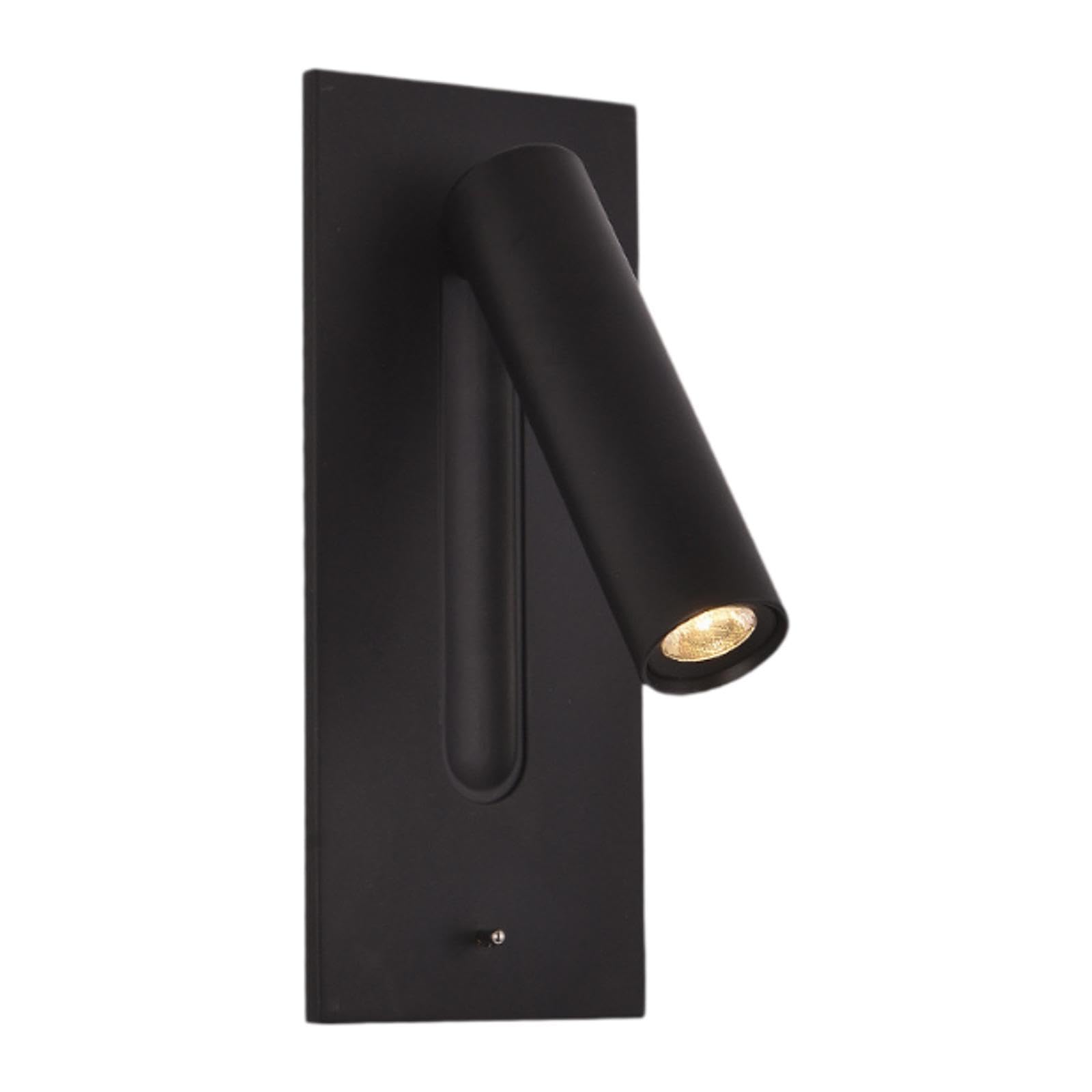 Colcolo Eingebettete Wandleuchten Wandlampe Einbauleuchten für das Kopfteil Moderne Wandleuchten Beleuchtung für Nachttisch-Arbeitszimmer Heimdekoration, Schwarz