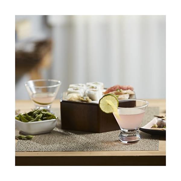 Libbey Cosmopolitan Martini Glasses, 8.25ounce, Set of 4 The Community Connection