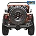 EAG Rock Crawler Rear Bumper with Secure Lock Tire Carrier Fit for 76-86 Wrangler CJ