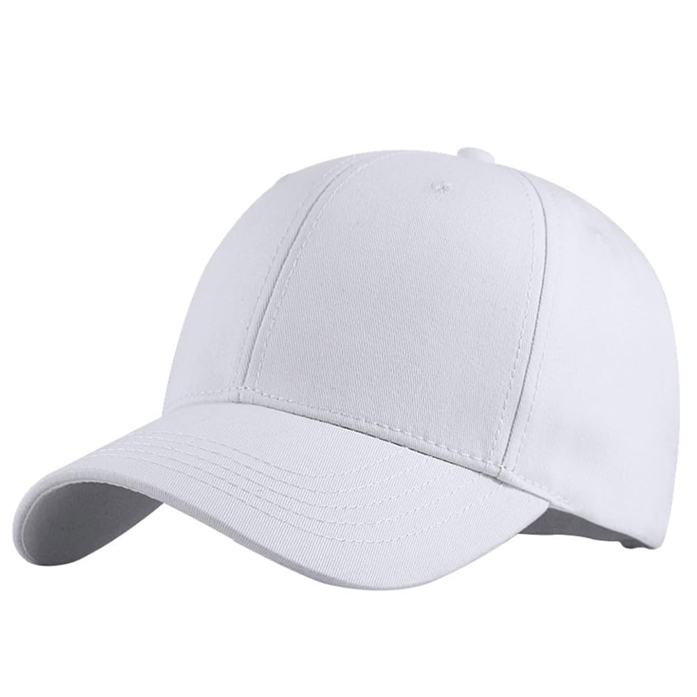 Movocaty Premium 100% Baumwolle Strukturierte Baseballkappe Verstellbare Passform für Größere Köpfe Ergonomisches Design Klassische Stilvolle Herren Baseballkappe