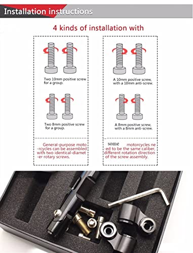 Espejos de motocicleta para Honda PCX 2018-2022 retrovisores de aluminio azul 8