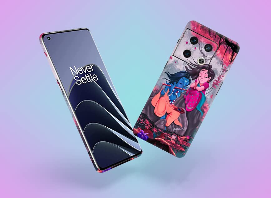 Image of Radha Krishna Skin Back Protector Film Ultra Thin Scratch Resistant Vinyl (Not Case and Cover) for OnePlus 10 Pro 5G