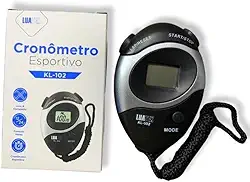 Cronômetro Digital para Treino Funcional, Futebol, Boxe, Crossfit, Preto