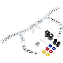 Engine Guard Flat-Out Bar for Harley-Davidson Touring Street Glide Road Glide Road King Electra/Ultra Models (2014-2025) (Chrome)