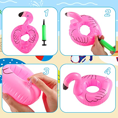 6 Pcs Pool Floaties For Girl Dolls, Girl Doll Swim Accessories Set Swimming Pool Floaties Party Ring Girl Dolls Cup Coasters Dolls Pool Toys Doll Pool For 11.5" Dolls Girl Swimming Pool Toy #TOP5