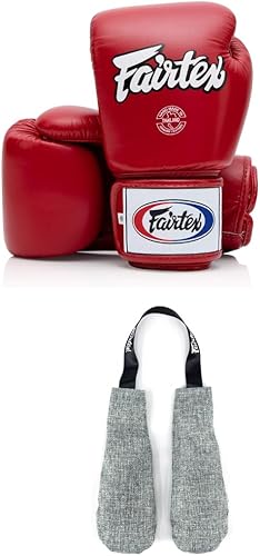 Fairtex BGV1 - Guantes de boxeo con inserciones desodorantes, guantes absorbentes de golpes + absorbente de olores y humedad para boxeo, artes