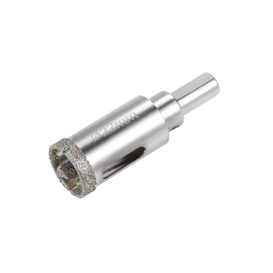 Diamond Drill Bit - 22mm Hole Saw for Glass & Tile -1
