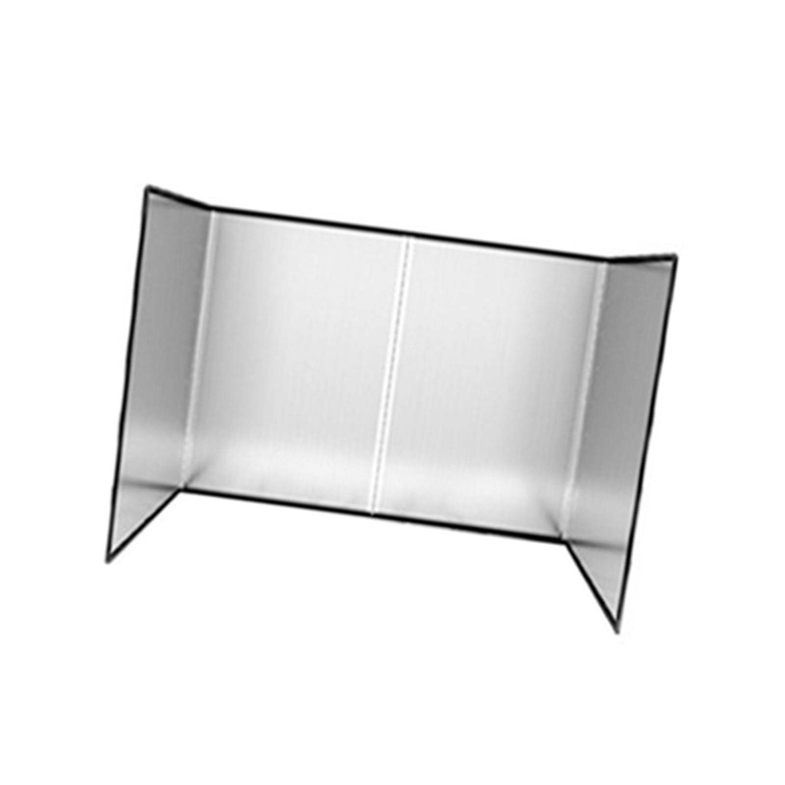 Hsioluted Multi-Panel Nonrust Steel Kitchen Splash Protector Foldable Design, & Quick-Clean Oil Barrier Foldable Stove Oil