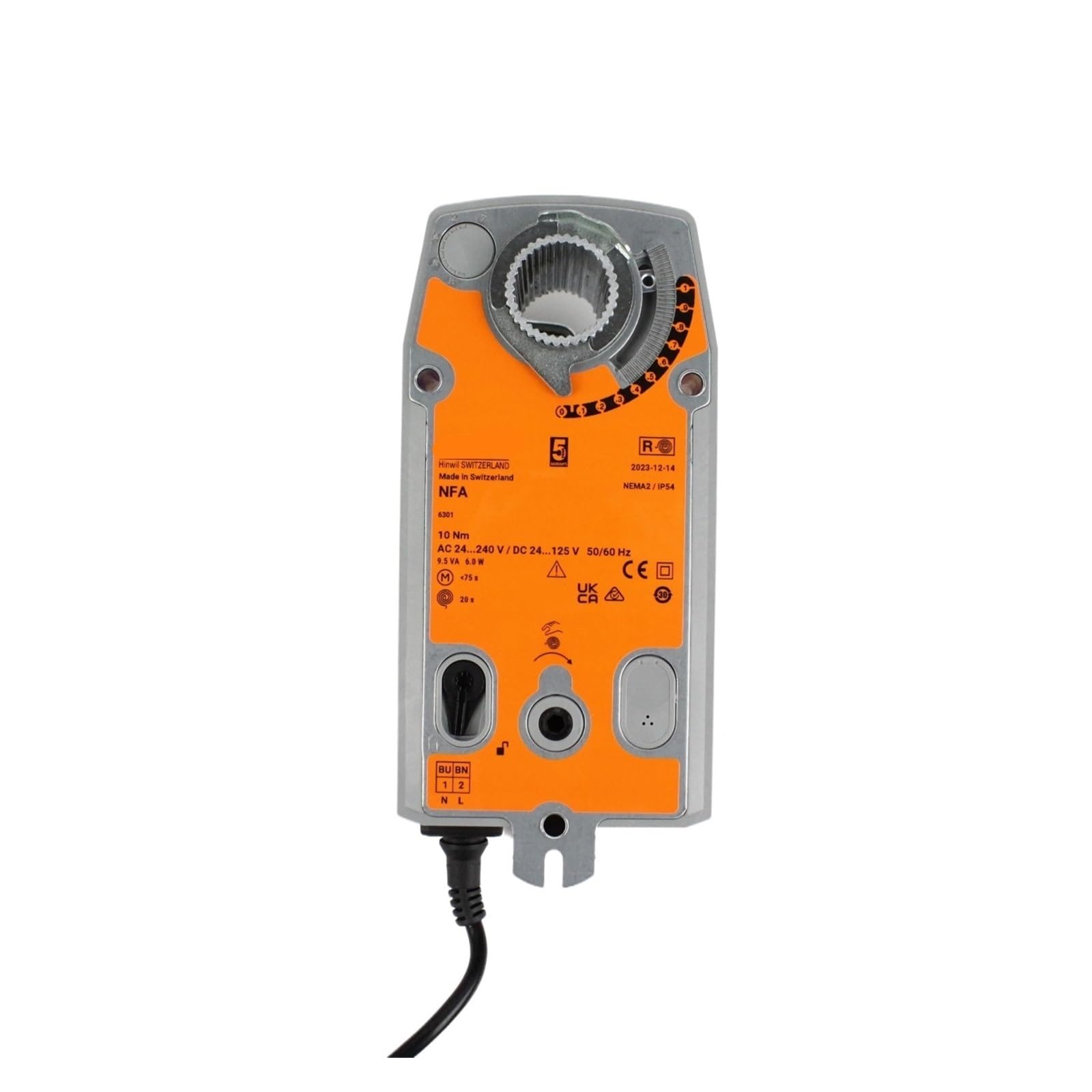 BRODEFUP 10NM NFA NFA-S2 NF24A-SR AC24V Rotary Actuator Fail-Safe Adjusting Dampers(NFA)