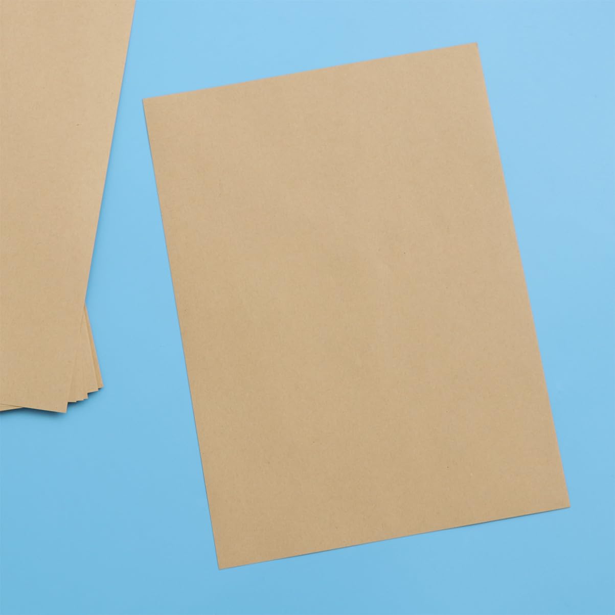 100blätter Vintage Kraftpapier Briefpapier Blanko Retro Schreibpapier Für Briefe Einladungen Und Projekte M²