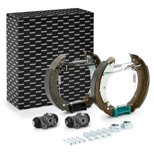 RIDEX 3859B0007 Kit frenos disco de tambor Trasero Kit freno frenos de tambor Zapatas de freno compatible con RENAULT Thalia I LB LAGUNA I B56, 556 Twingo I Furgoneta/Hatchback S06, PEUGEOT 206