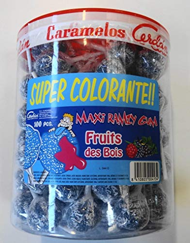Sucette ramzy gum fruits des bois 200 pièces