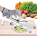 MILcea Cortador de mandolina de Acero Inoxidable, Cortador de mandolina Ajustable para...