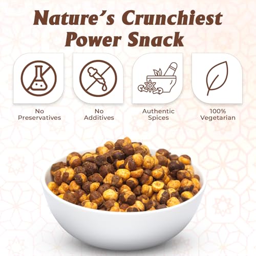 Image of Panchi Roasted Chana Namkeen (400g Pack of 1) Crispy and Nutritious Spiced Snack Perfect for Healthy Munching and Guilt-Free Indulgence Spicy Tangy and Tasty Indian Snack (6 Month Shelf Life)