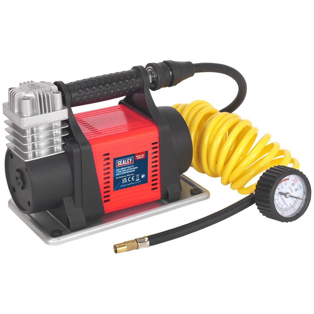 Sealey Mini Air Compressor 12V Heavy-Duty