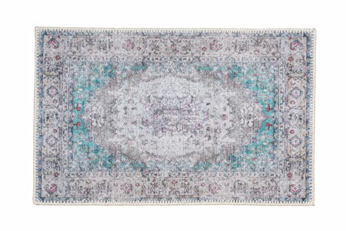 Monolia Machine Washable Area Rug, Non Slip Rug For Living Room, Bedside, Bathroom, Kitchen, Classroom Rug, Boho Decor (2' X 3') #TOP1