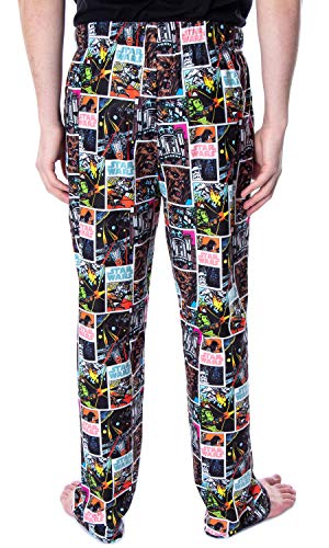 Star Wars Men's Comic Book Allover Pattern Adult Sleepwear Lounge Pajama Pants4