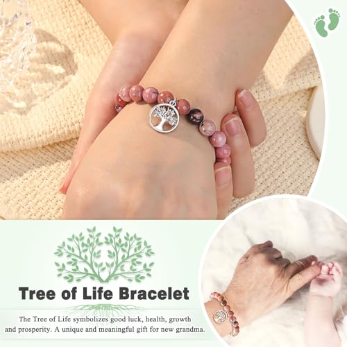 UNGENT THEM Tree of Life Bracelet for Women, Gifts for Grandma, Nana, Mother in Law, Mom, Gigi, Mimi, Aunt, Sister in Law, Teacher, Birthday Christmas Wedding Mothers' Day Gifts2