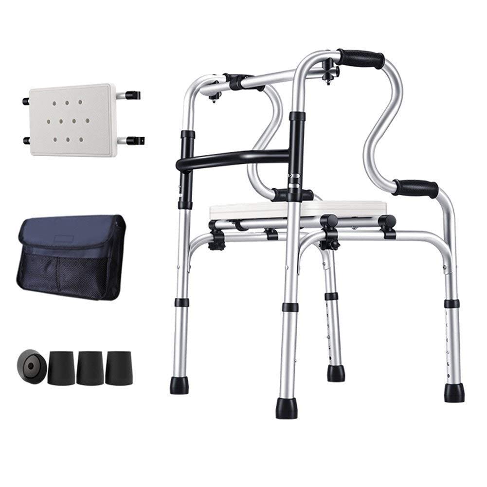 Buy DERUKKTY Heavy Duty Seniors Walker with 5 Inch Wheels, Portable