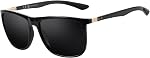 ZENOTTIC Square Polarized Sunglasses for Men Ultralight Carbon Fiber Sun Glasses Driving Fishing Golf UV400 Protection