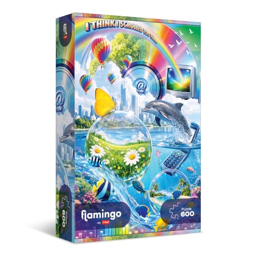 Flamingo by Trefl, Le Chaos du Bug de l'an Y2K sur Internet - Puzzle de 600