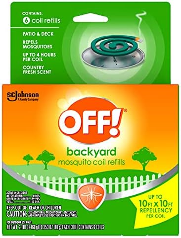 Miniatura 2 de OFF! Repuestos de bobina repelente de mosquitos para patio trasero, perfecto para patios al aire libre, aroma fresco, 6 unidades (paquete de 2)