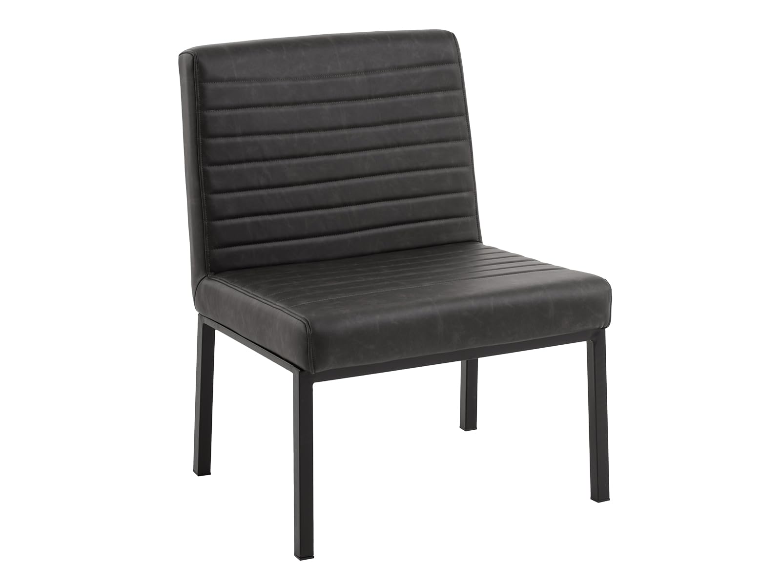 Woodkings XXL Stuhl Wingston | Schwerlaststuhl bis 250kg I Kunstlder I ideal für Esszimmer, Büro, Wartebereich | Stabil (grau)
