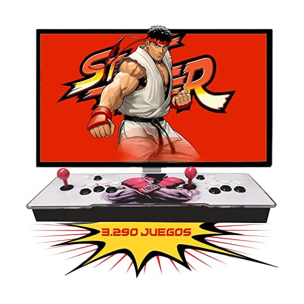 Consola-arcade-3290-Juegos-mas-recordados-Ultima-version-2022-Retro-Consola-Maquina-recreativa-Arcade-Video-Joystick-arcade-Versiones-Originales-Juegos-retro-juegos-2D-y-3D-Mame-Neogeo